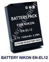 EN-EL12  ENEL12 แบตเตอรี่สำหรับกล้องนิคอน Camera Battery For Nikon COOLPIX A900,W300,S1100pj,S1200pj,AW120,AW130,P340,S9700s,S9900,KeyMission 170,360 BY JAVA STORE