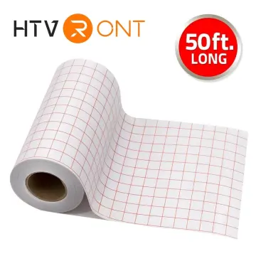 HTVRONT Vinyl Transfer Tape Roll - Craft Application Paper for Cricut with  Grid