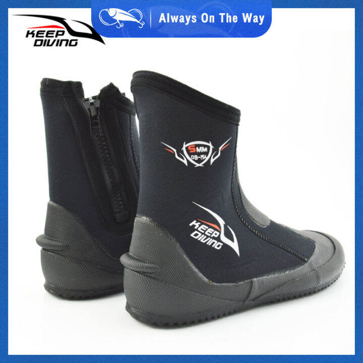 Hot sale 5mm Neoprene Scuba Diving Boots Water Shoes Winter Cold