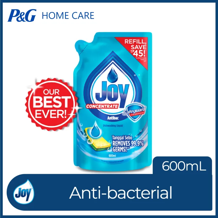 3PACKS JOY DISHWASHING LIQUID ANTIBACTERIAL 600ML Lazada PH