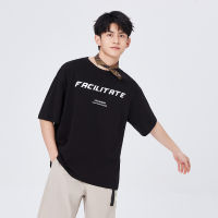 Semir Semir เสื้อยืดแขนสั้นผู้ชายเสื้อถักทรงหลวมพิมพ์ลายหมีใหม่สำหรับ2023ฤดูร้อน