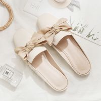 SWEETC RAYA 2022 Kasut Perempuan Plus Size (35-43)Womens Heelless Lazy Flat Outerdoor Fashionable Bow Loafers