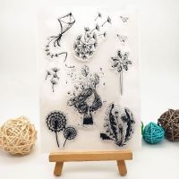 11x16CM Kite Dandelion Transparent Seal Clear Stamps Silicone Seal Roller Stamps DIY Scrapbook Album Card Production