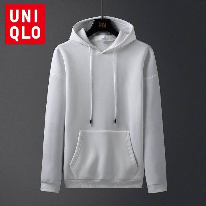 uniqlo-เสื้อกันหนาว-แขนยาว-มีฮู้ด-ผ้าฝ้าย-สไตล์สปอร์ต-สําหรับผู้หญิง