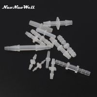 5pcs 2mm 3mm 4mm 5mm 6mm Soft Hose Straight Connector Aquarium System Air Pump Environmental Fittings Garden Micro Irrigation