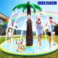 PVC 180cm Adult Children Inflatable Pool Inflatable Spray Water Cushion Mat Inflatable Swimming Tub Outdoor Inflatable Swiming Pool 70.87x59.06 inch