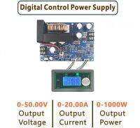 DC-DC Buck Converter Step-Down Power Module CC CV Adjustable โมดูลปรับแรงดันไฟฟ้าลง(ละเอียดสูง) DC to DC CNC Control 6-50V 20A 1000W iTeams DIY