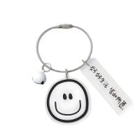 Live your life is such as to key pendant creative double face small bag pendant design student couples