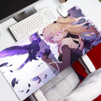 Genshin Impact Gaming Mousepads Large Mouse Pad Gaming Accessories XXL PC Laptop Gamer Mousepad Anime Antislip Mat Keyboard Desk Mat Carpet