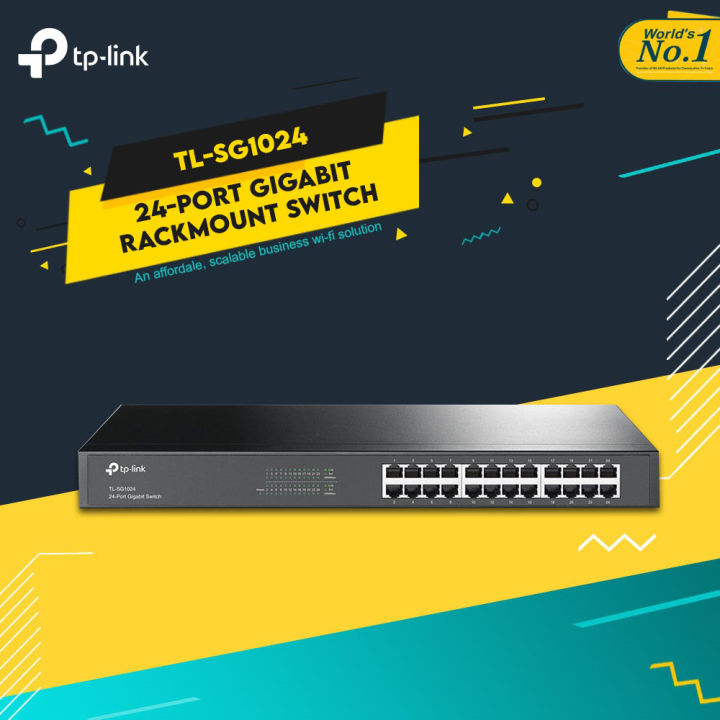 TL-SG1024, 24-Port Gigabit Rackmount Switch