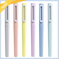 PDWATCHES ปากกาเจลพลาสติก5.91 0.39นิ้วหกเหลี่ยมความจุมากปากกาหลากสีปากกาดำออฟฟิศ