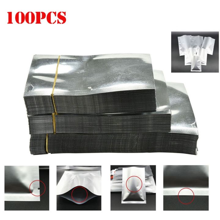 100pcs-aluminum-foil-mylar-bags-vacuum-sealer-food-storage-packages-pouches-8-sizes