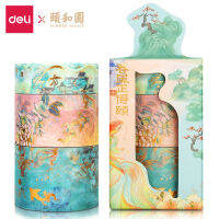 Deli Summer Palace Series HZ046และเทปกระดาษเครื่องเขียนการพิมพ์วินเทจวัสดุบัญชีมือและเทปกระดาษ