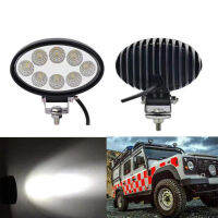 DC 12-24V 24W 6000K รูปไข่ LED โคมไฟทำงานหมอก5นิ้วสำหรับรถบรรทุก OffRoad รถแทรกเตอร์น้ำท่วม Beam รถอุปกรณ์เสริม