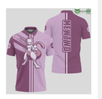 2023 New 2023 new style mewtwo high-quality fully sublimated high-quality polo customized series 60 Size：s-6xl Summer Popular