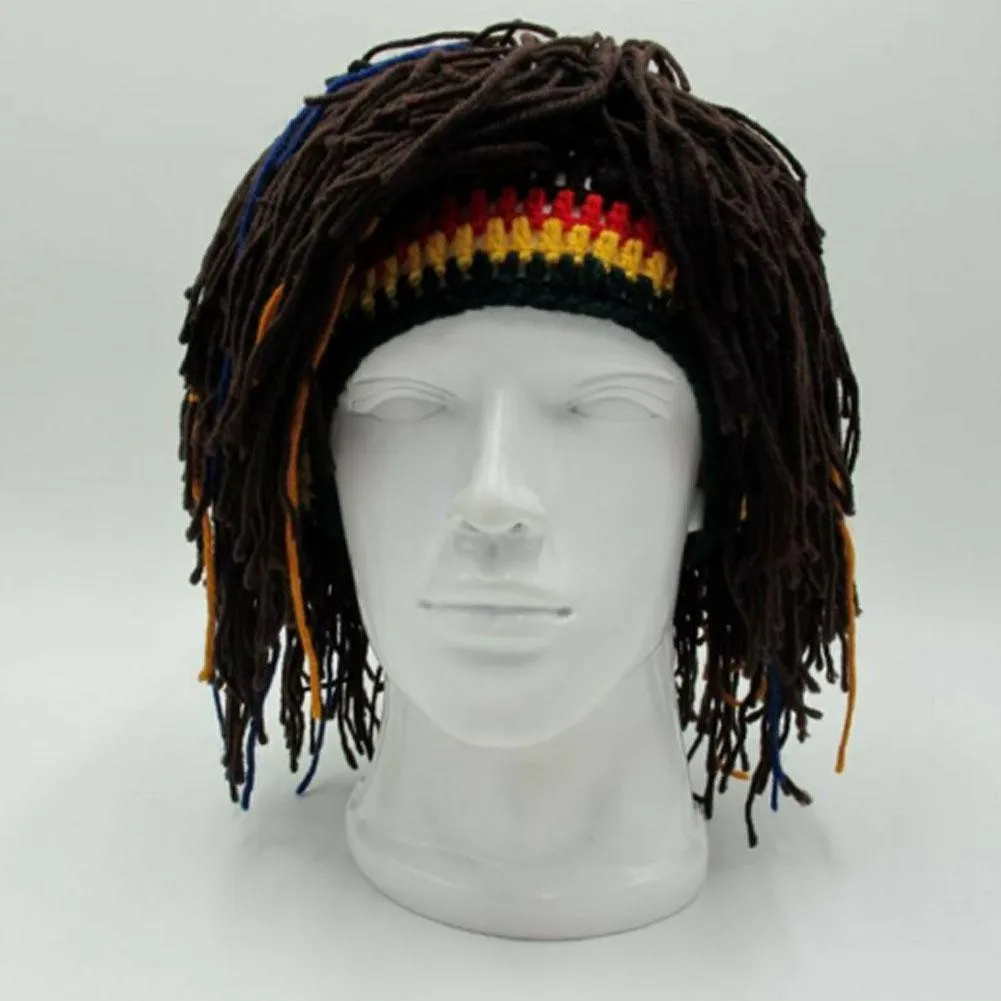 Hirigin 2019 Funny Hat Unisex Beanies Wig Braid Hats Jamaican Knitted Rasta Hair  Cap Men And Women Fashion Hairband Dreadlocks | Lazada PH