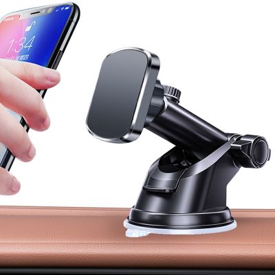 Car Phone Holder Magnetic Mount Stand GPS Sucker Telefon Mobile Cell Support Dash Board Bracket for iPhone Samsung Xiaomi
