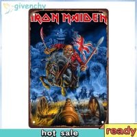 Vintage Metal Plate Tin Sign Plaque Iron Maiden Poster Iron Painting Art Crafts