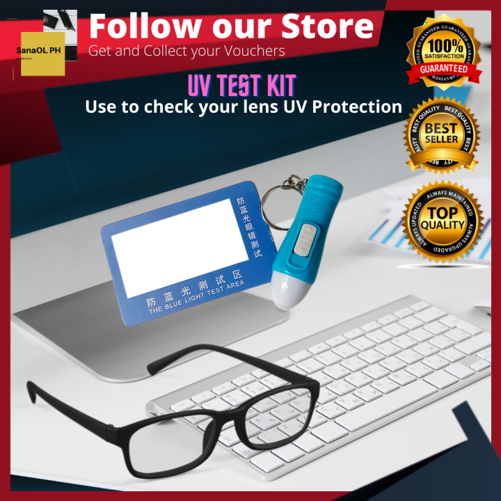 TEST KIT for eyeglass Eyewear Spectacle anti UV Anti Radiation