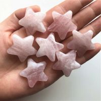 1PC Natural Pink Quartz Crystal Star Shaped Meditation Healing Chakra Polished Gift Natural Quartz Crystals