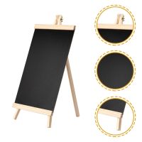 Wooden Chalkboard Sign Board Erasable Chalk Blackboard Easel Signs Tabletop Stand Menustanding Frame Wedding Message Sign