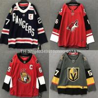 ✜♚ g40349011chao 037A เสื้อกีฬาแขนยาว ทรงหลวม ลาย Nhl Hockey Jersey พลัสไซซ์ สไตล์ฮิปฮอป สําหรับคู่รัก