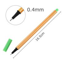 12/24สี Fineliner ชุดปากกาวาด0.4มม.Fine Point เครื่องหมาย Liner ปากกา Sketching Liners เครื่องหมาย Art Supplies โรงเรียนปากกา