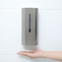 ⊙✇☜ Stainless Steel Soap Dispenser Automatic Induction Spray Foam Gel Soap Dispenser on The Wall Soap Dispenser