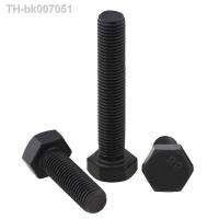 △◊  M8 M10 M12 Fine Thread External Hex Hexagon Head Screws with Full Thread Black Grade 8.8 Hexagon Head Bolt DIN933