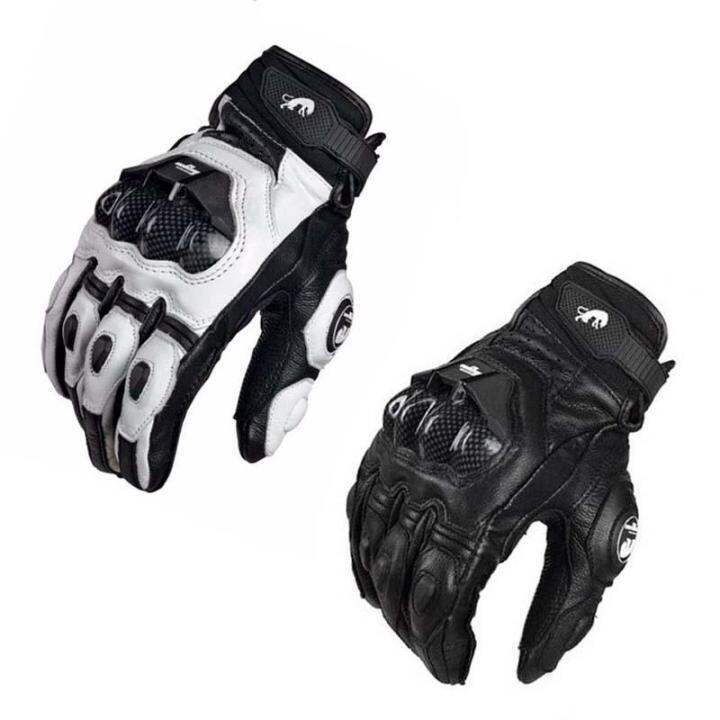 ถุงมือ-spilu-เต็มหนังรถจักรยานยนต์ถุงมือแข่ง-off-road-long-finger-gloves-riding-windproof-gloves