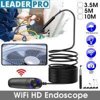 LED HD Wireless Endoscope WiFi Borescope Inspection Camera for iPhone Android