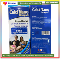 Hộp 100 viên] Viên uống Liquid Calcium Nano OMEGA3 Giúp bổ sung Canxi, Magie oxit , D3 và khoáng chất cần thiết cho cơ thể hỗ trợ phát triển chiều cao ở trẻ, ngừa loãng xương ở người già thumbnail