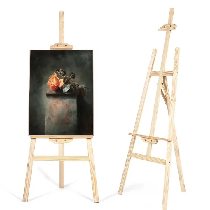 Ahxml 16 inch Tabletop Display Artist Easel Stand(1-each) Accommodates Canvas Art Up to 13' High Tabletop Display Painting for Kids and Adults Wood
