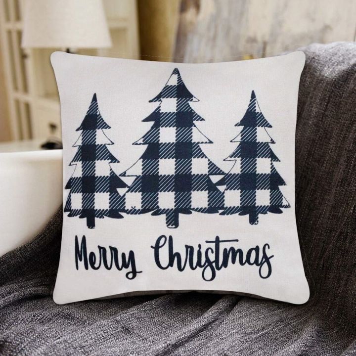 gray-lattice-christmas-decoration-linen-pillowcase-sofa-cushion-cover-home-decoration-can-be-customized-for-you-40x40-50x50