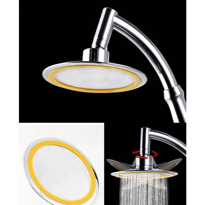 Large Shower Head Turbo Bathroom Accessories Set Bath Hygienic High Pressure Rainfall Modern Use