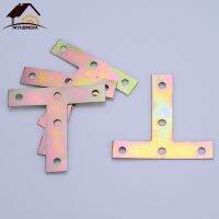 Myhomera 4Pcs Strengthen Connection T Shape Code Corner Connector Brackets Table Chair Bed Board Joint Fastener Angle Support