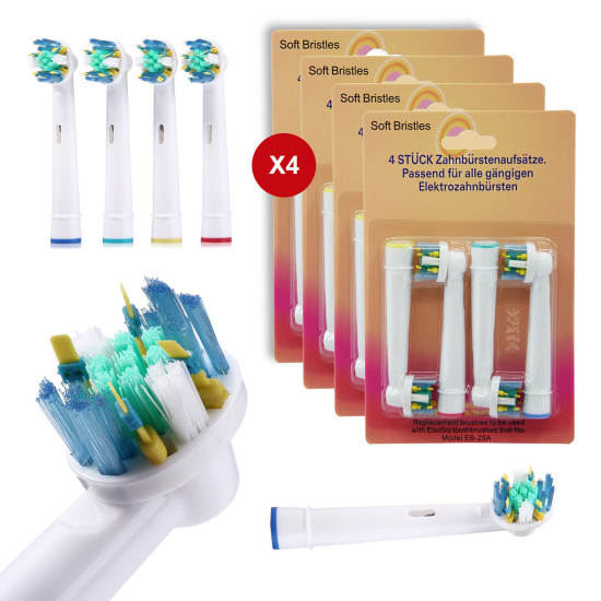 Cho máy oral-b, eb-25a flossaction, bộ 4 đầu bàn chải đánh răng điện - ảnh sản phẩm 4