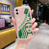 เคสขอบคลื่นสำหรับ Redmi Note 10 5G Xiaomi 11 Lite 12 POCO M3 Pro 5G Starbucks เคสป้องกันเลนส์เต็มรูปแบบ