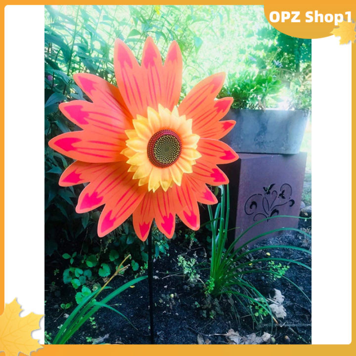 opz-กังหันลมดอกทานตะวันสำหรับของตกแต่งงานปาร์ตี้สวนสนามหญ้า
