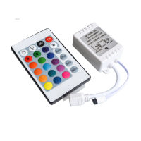 24ปุ่ม LED Light Controller ไร้สาย RGB Ir รีโมท12V Dimmer สำหรับ5050 3528