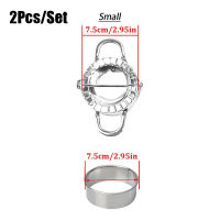 UPORS 2PcsSet Dumpling Maker Eco Friendly Pie Ravioli Dumpling Mold Stainless Steel Dough Cutter Dough Press Pastry Accessories