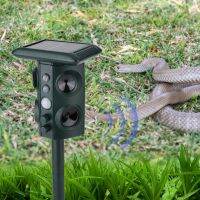 Garden Solar Ultrasonic Vibration Buzzer Animal Repeller Yard Outdoor Household