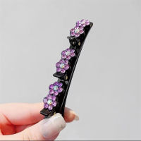 Women Fashion Styling Tools Double Hair Clips Stone Sparkling Crystal