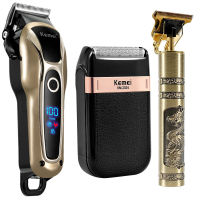 FashionHot Sale Clipper เครื่องตัดผมไฟฟ้าแบบชาร์จไฟได้ Professional Barber Trimmer เครื่องโกนหนวด Electr Cordless Finishing Blade