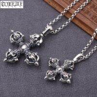 Handmade 100% 925 Silver Tibetan Double Dorje Pendant Necklace  Sterling Hinduism Vajra Pendant Necklace Buddhist Vajra  Amulet