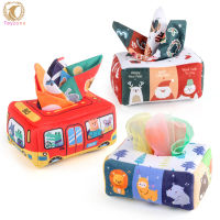 Baby Tissue Box Cartoon Animal Colorful Washable Tear-resistant Non-fading Puzzle Early Education Toys