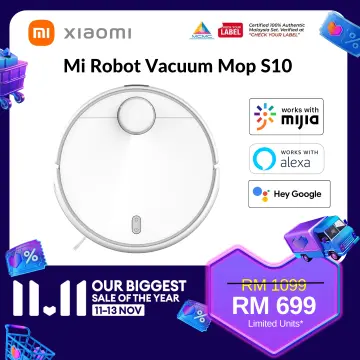 Xiaomi Robot Vacuum S10 / S10+, LDS laser navigation system, App Control, 1 Years Warranty By Xiaomi Malaysia