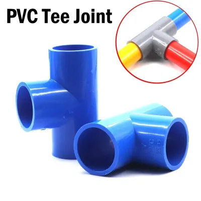 1pc 20 25 32 40mm Three-Way PVC Tee Connector Aquarium Fish Tank Pipe Adapter Garden irrigation Water Pipe Fittings