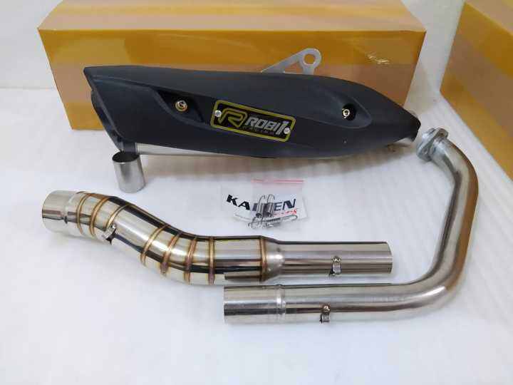 Knalpot Racing ROB1 Fullset Pnp New Megapro Primus Mono Monoshock Tiger