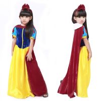 Adult Cosplay Plus Size Dress Girl Princess Dress Women Adult Cartoon Princess Snow White Halloween Party Costume